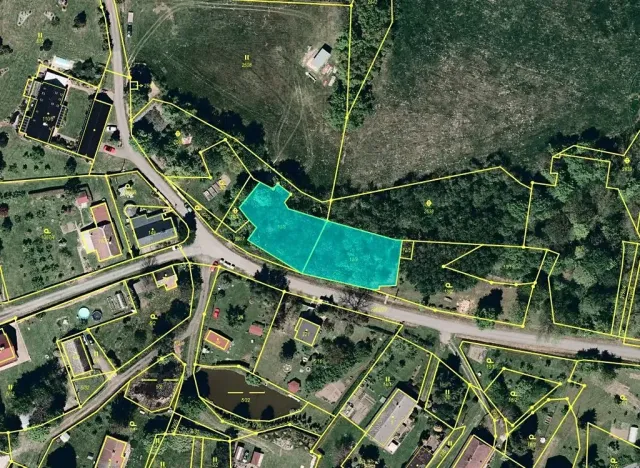 Dražba pozemku, Budišov nad Budišovkou, 1541 m2