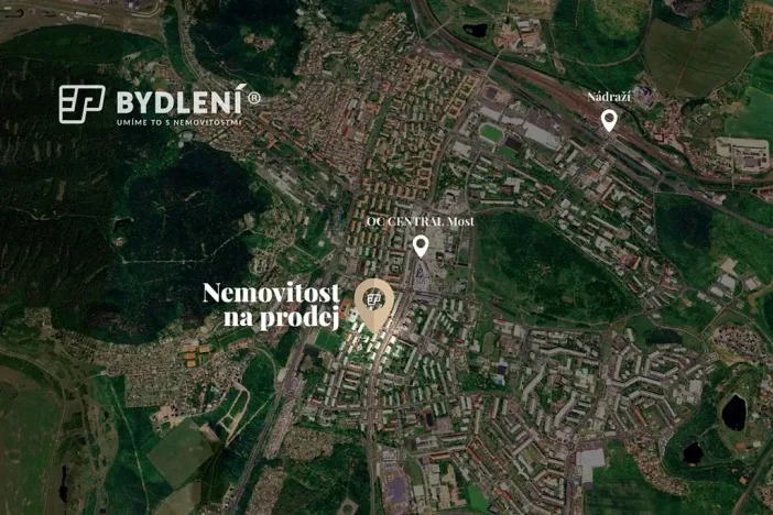 Pronájem bytu 2+1, Most, Jaroslava Vrchlického, 54 m2
