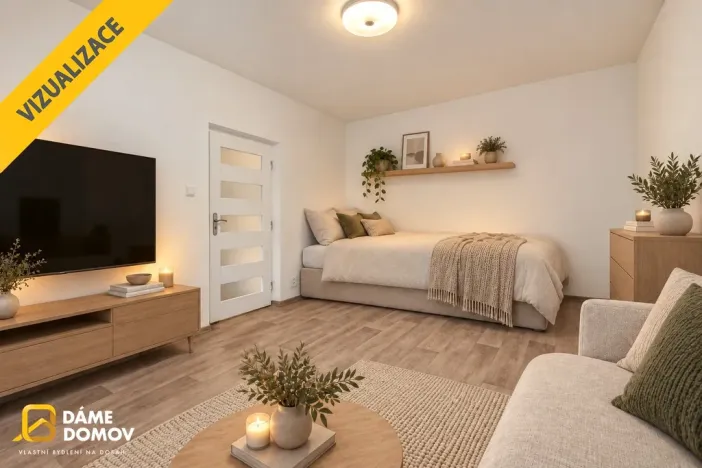 Prodej bytu 1+1, Zlín - Malenovice, třída Svobody, 37 m2