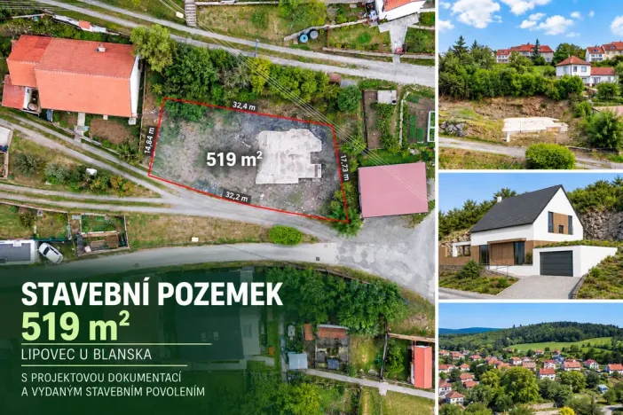 Prodej pozemku pro bydlení, Lipovec, 519 m2