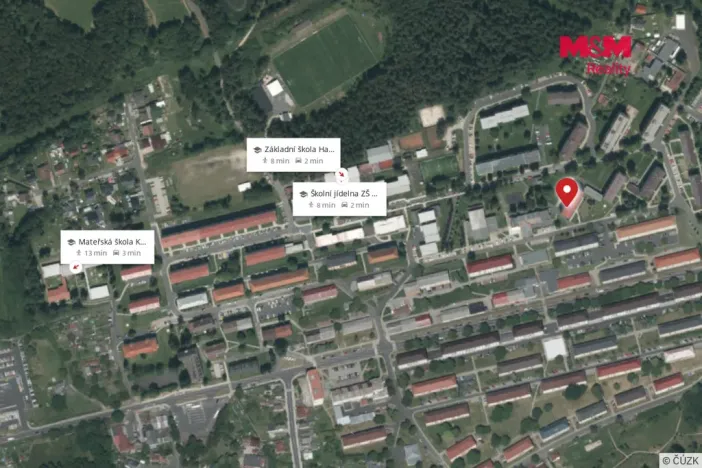 Prodej bytu 1+1, Habartov, Čs. armády, 36 m2