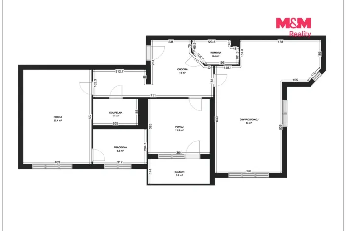 Prodej bytu 4+kk, Kosmonosy, Zahradní, 100 m2