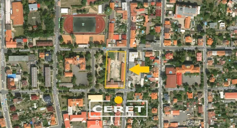 Prodej komerční nemovitosti, Žatec, Studentská, 3500 m2