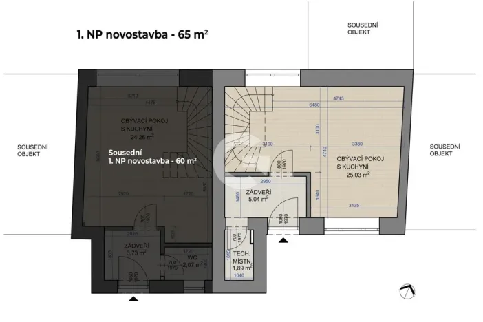 Prodej rodinného domu, Tlumačov, Metlov, 65 m2