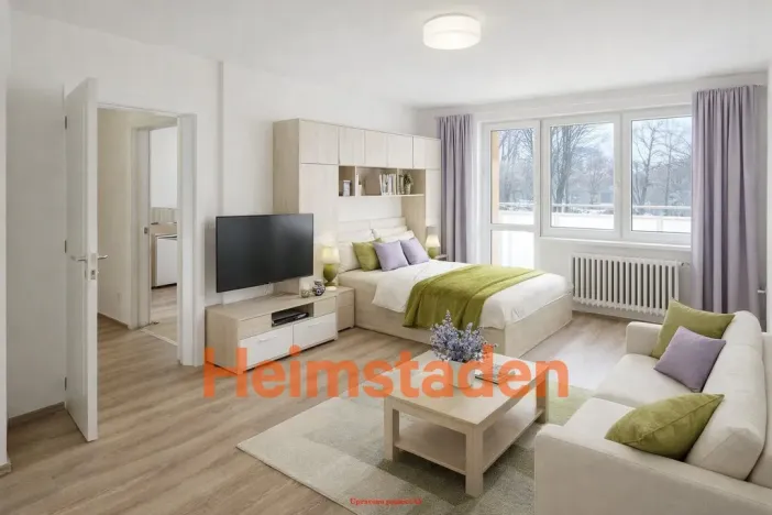 Pronájem bytu 1+1, Karviná - Ráj, Prameny, 39 m2