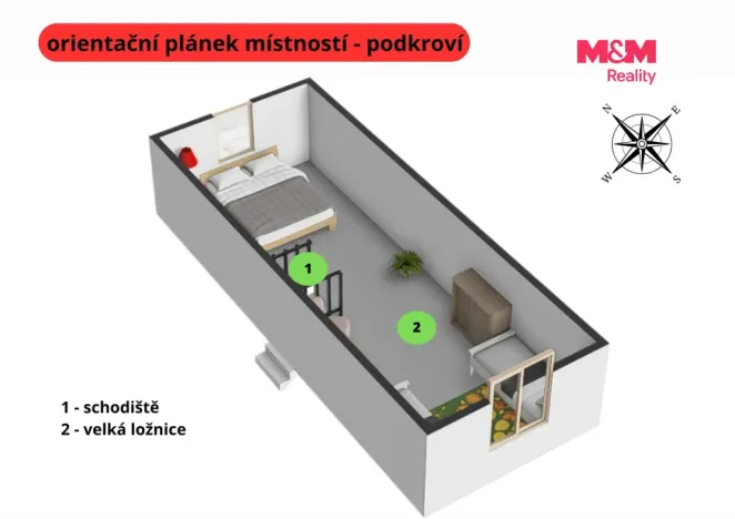 Prodej chaty, Velký Beranov - Jeclov, 102 m2