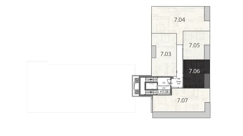 Prodej bytu 2+kk, Luhačovice, Zatloukalova, 39 m2