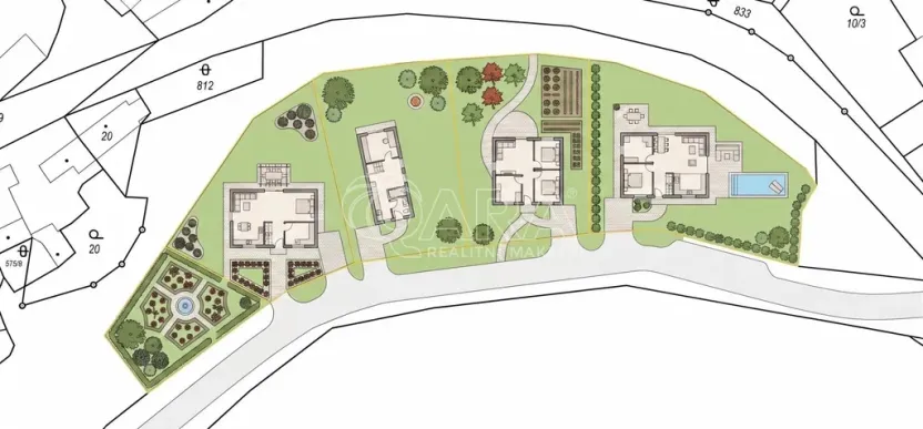 Prodej pozemku pro bydlení, Počaply, 3403 m2
