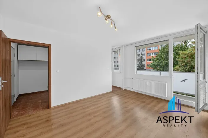 Pronájem bytu 1+kk, Praha - Podolí, Kaplická, 27 m2