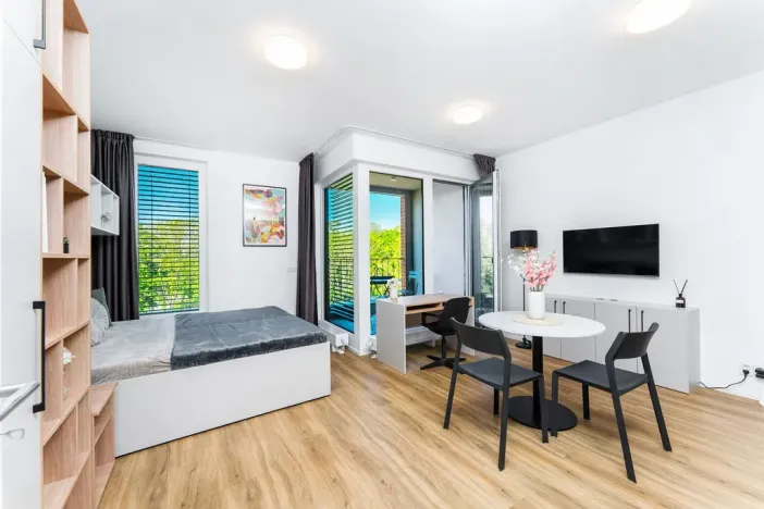 Pronájem bytu 1+kk, Praha - Vysočany, Odkolkova, 36 m2