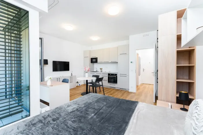 Pronájem bytu 1+kk, Praha - Vysočany, Odkolkova, 36 m2