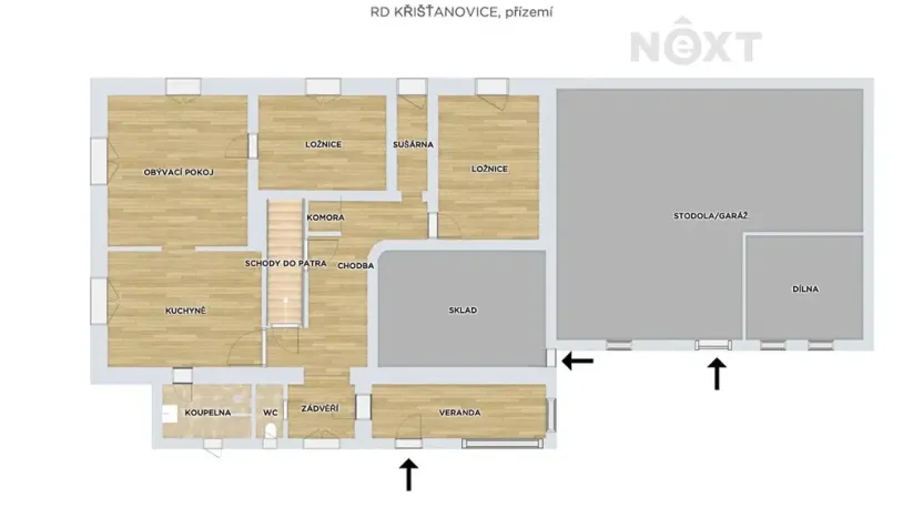 Prodej rodinného domu, Křišťanovice, 300 m2