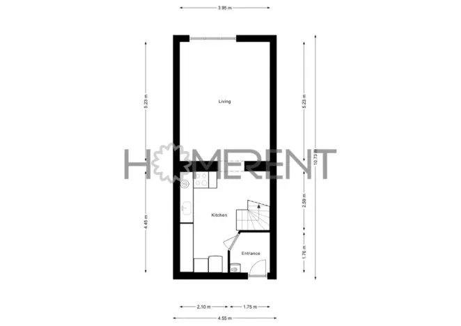 Pronájem bytu 4+kk, Praha - Smíchov, Radlická, 87 m2