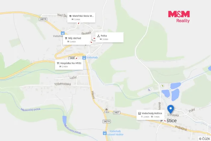 Prodej rodinného domu, Vodochody - Hoštice, U Potoka, 72 m2