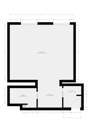 Pronájem bytu 1+kk, Praha - Nusle, Bohuslava ze Švamberka, 47 m2