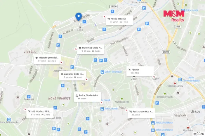 Prodej bytu 1+1, Jirkov, Krušnohorská, 35 m2
