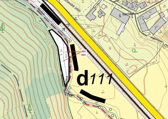 Dražba lesa, Biskupice, 1054 m2