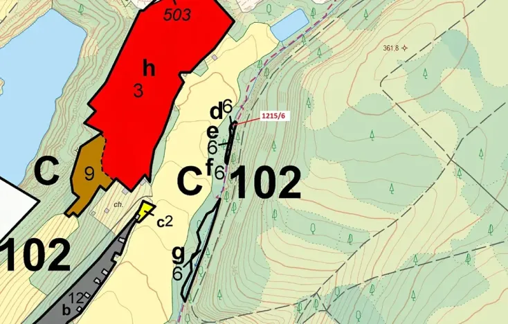 Dražba lesa, Výkleky, 112 m2