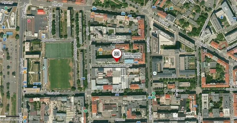 Pronájem bytu 1+kk, Praha - Holešovice, U měšťanského pivovaru, 42 m2