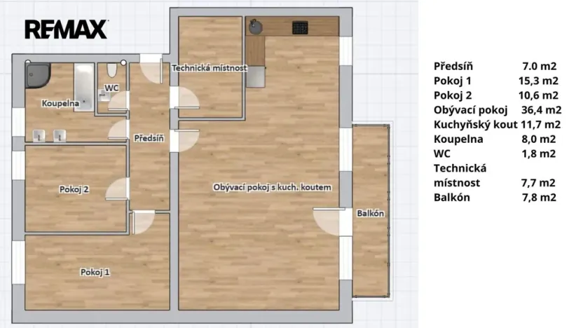 Pronájem bytu 3+kk, Lanškroun - Žichlínské Předměstí, Palackého, 98 m2