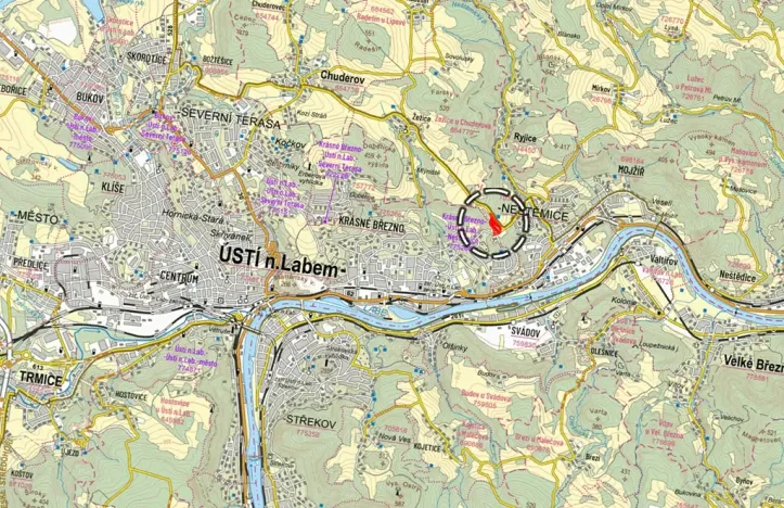 Prodej louky, Ústí nad Labem, 22250 m2
