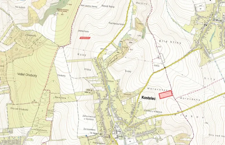 Prodej pole, Kostelec, 14542 m2