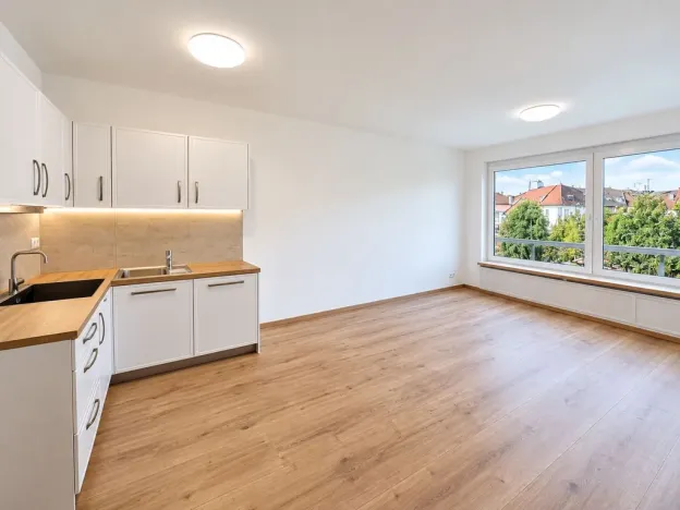 Pronájem bytu 1+kk, Praha - Vysočany, Střídavá, 32 m2