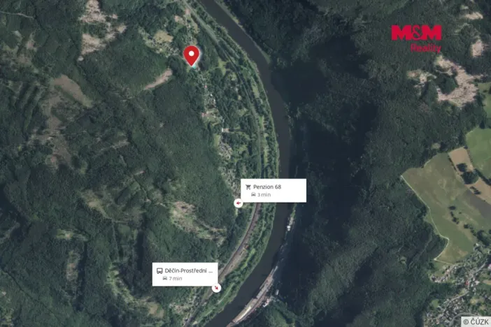 Prodej pozemku pro bydlení, Děčín - Děčín XV-Prostřední Žleb, 1095 m2