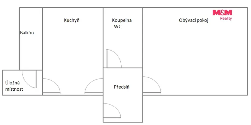 Pronájem bytu 1+1, Mladá Boleslav - Mladá Boleslav III, S. K. Neumanna, 45 m2