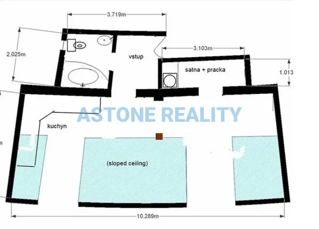 Pronájem bytu 1+kk, Praha - Břevnov, Hošťálkova, 54 m2