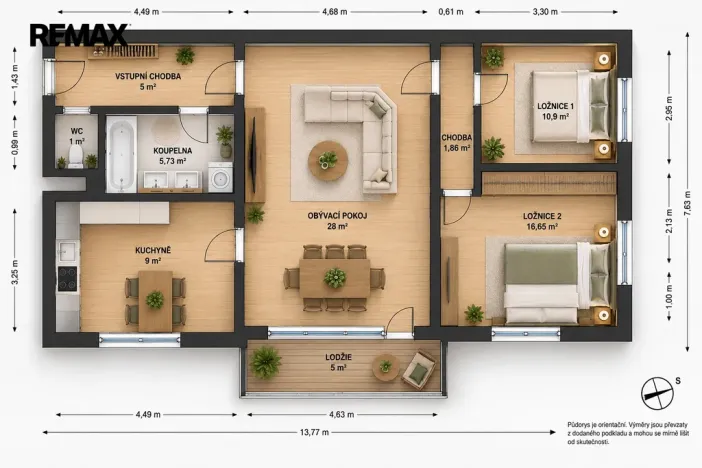 Prodej bytu 3+1, Příbram - Příbram I, Hradební, 78 m2