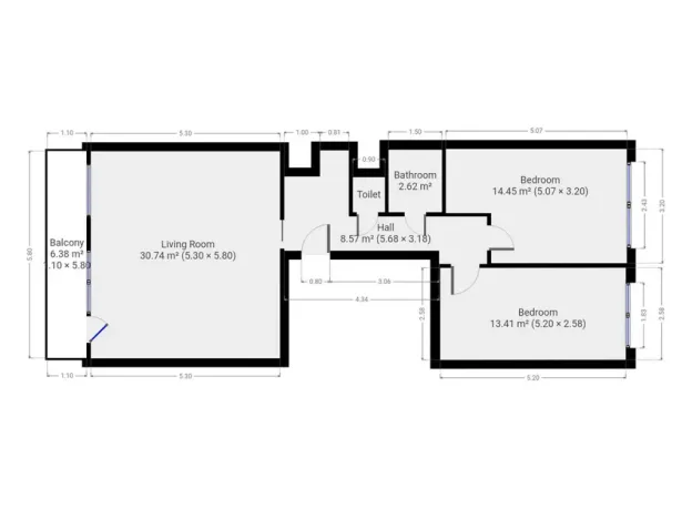Pronájem bytu 3+kk, Praha - Stodůlky, V hůrkách, 74 m2