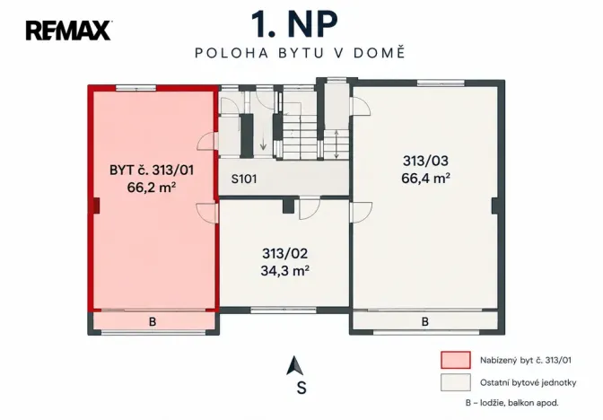 Prodej bytu 3+1, Jesenice, V Lázních, 72 m2