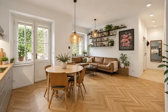 Pronájem bytu 2+kk, Praha - Libeň, V mezihoří, 47 m2