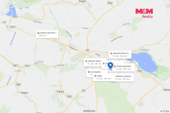 Pronájem bytu 2+kk, Opočno, Kupkovo nám., 57 m2
