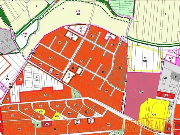 Prodej pozemku pro bydlení, Uherský Brod, Jaroslava Hlobila, 577 m2