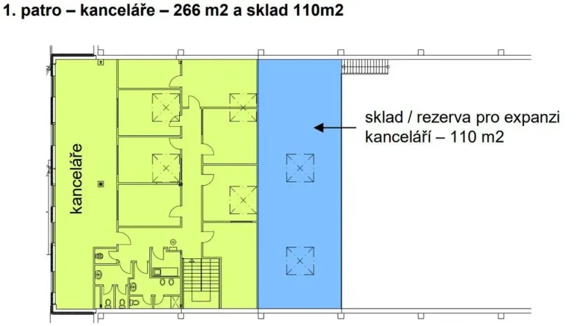 Pronájem skladu, Praha - Horní Počernice, 1395 m2