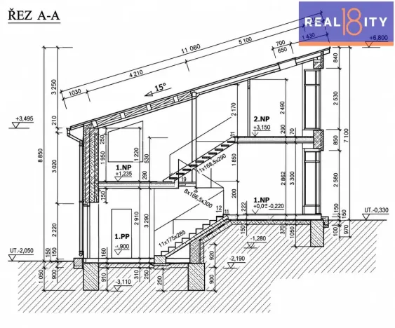 Prodej rodinného domu, Roztoky, Šebkova, 150 m2