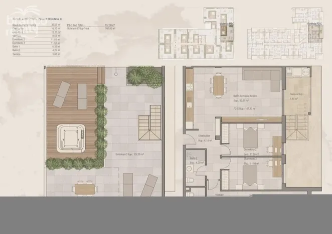 Prodej bytu 4+kk, Torre Pacheco, Murcia, Španělsko, 107 m2
