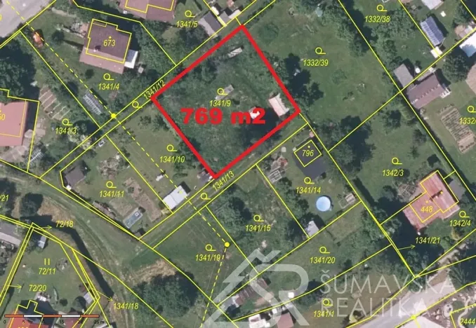 Prodej pozemku, Kašperské Hory, Dlouhá, 769 m2