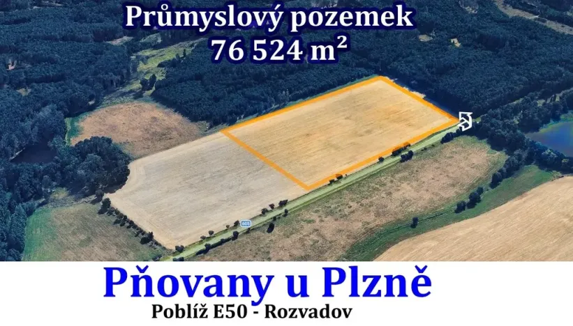 Prodej komerčního pozemku, Chotěšovičky, 76524 m2