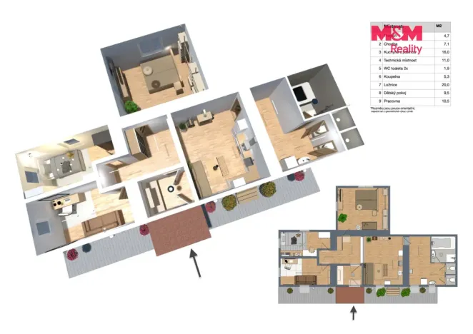Prodej chalupy, Mrzky, 86 m2