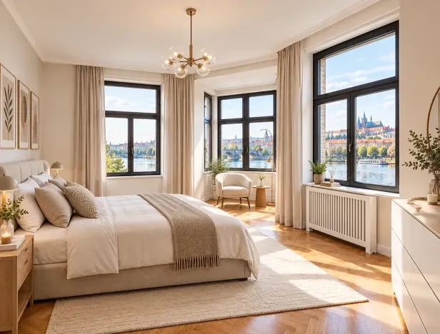Pronájem bytu 3+kk, Praha - Staré Město, Alšovo nábřeží, 84 m2