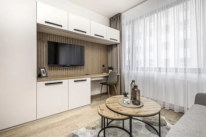 Pronájem bytu 1+kk, Praha - Karlín, Pobřežní, 27 m2
