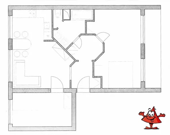 Pronájem bytu 3+kk, Praha - Střížkov, 68 m2
