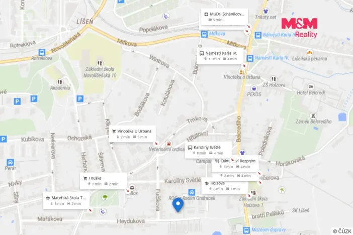 Prodej bytu 3+1, Brno - Líšeň, Bačovského, 75 m2