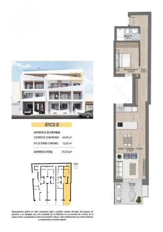 Prodej bytu 3+kk, Torrevieja, Alicante, Španělsko, 74 m2