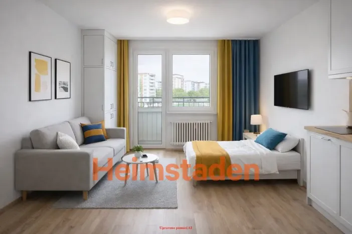 Pronájem bytu 1+kk, Orlová - Lutyně, Okružní, 28 m2