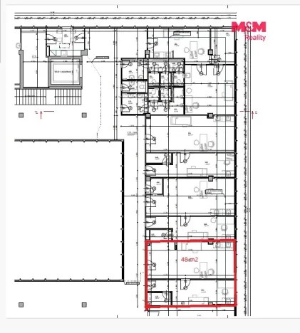Pronájem obchodního prostoru, Most, Topolová, 48 m2
