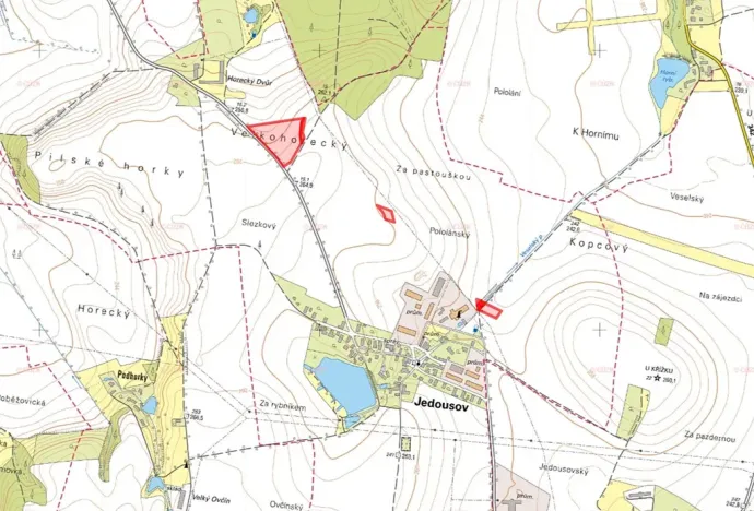 Prodej pole, Jedousov, 11814 m2